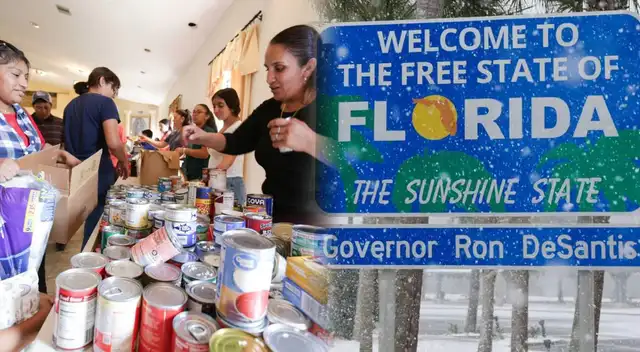 Distribuirán despensas gratuitas en Florida. Distribuirán despensas gratuitas en Florida.