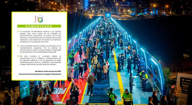 El municipio emitió un comunicado sobre el resultado del mantenimiento del Puente de la Paz. El municipio emitió un comunicado sobre el resultado del mantenimiento del Puente de la Paz.