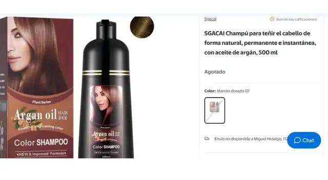 Champú económico que cubre canas al instante. Champú económico que cubre canas al instante.