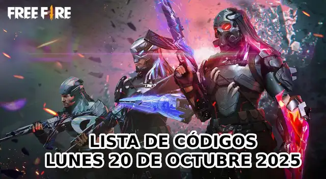 Conoce la lista de Códigos Free Fire que puedes canjear gratis hoy, lunes 20 de octubre. Conoce la lista de Códigos Free Fire que puedes canjear gratis hoy, lunes 20 de octubre.