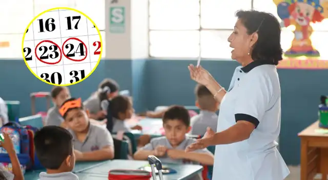 Conoce si el 23 y 24 de octubre habrá clases debido a feriado regional en Perú. Conoce si el 23 y 24 de octubre habrá clases debido a feriado regional en Perú.