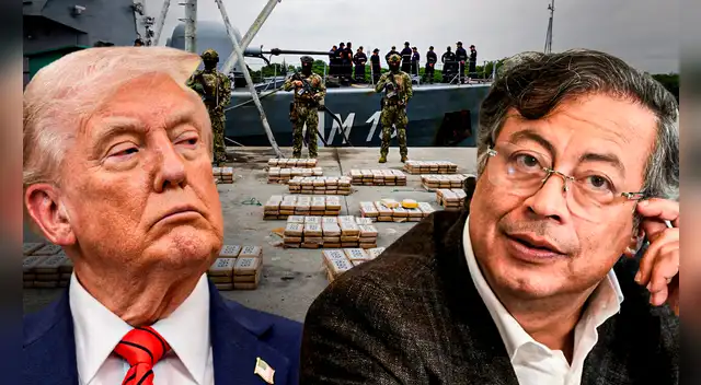 Donald Trump califica a Petro de "líder de narcotráfico". Donald Trump califica a Petro de "líder de narcotráfico".