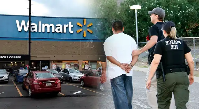 Agentes de ICE llegan a estacionamientos de Walmart en Illinois. Agentes de ICE llegan a estacionamientos de Walmart en Illinois.