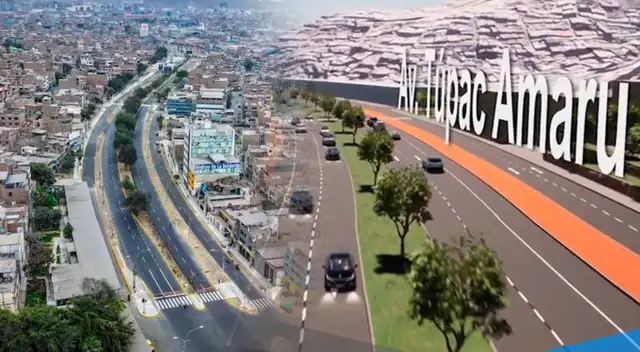 Avenida Túpac Amaru terminó con remodelaciones Avenida Túpac Amaru terminó con remodelaciones