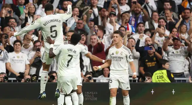 Real Madrid ganó 2-1 al Barcelona por la fecha 10 de LaLiga EA Sports 2025-26. Real Madrid ganó 2-1 al Barcelona por la fecha 10 de LaLiga EA Sports 2025-26.
