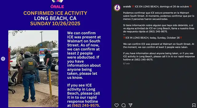 ICE en Long Beach ICE en Long Beach