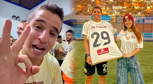 El capitán de Universitario de Deportes celebró este nuevo título junto a su novia en Tarma.