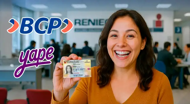 Los usuarios podrán pagar hasta 14 trámites de Reniec mediante agentes del BCP y Yape. Los usuarios podrán pagar hasta 14 trámites de Reniec mediante agentes del BCP y Yape.