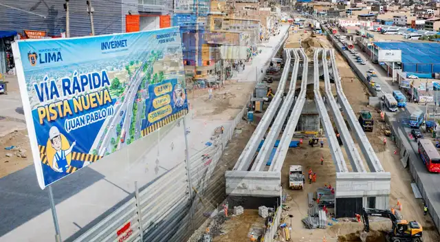 Megaobra en SJM y VMT está al 40% de su construcción Megaobra en SJM y VMT está al 40% de su construcción