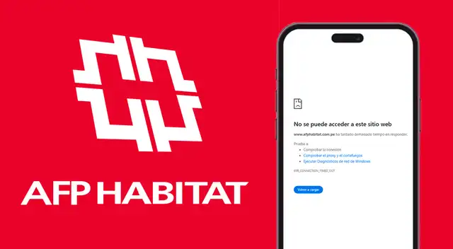 Plataforma de AFP Habitat presenta inconvenientes y retiro podría verse afectado.
