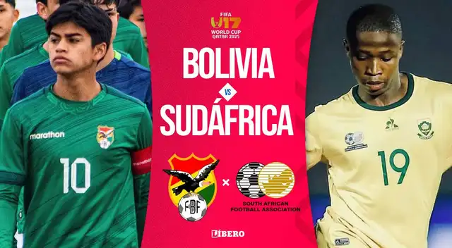 Bolivia y Sudáfrica se enfrentan por el grupo A del Mundial Sub 17 Catar 2025.