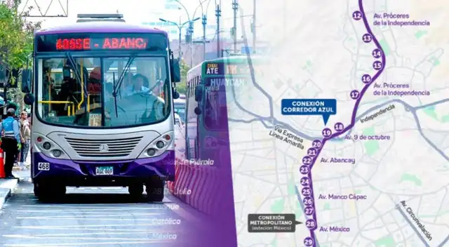 Nueva ruta del Corredor Morado fue confirmada por la ATU Nueva ruta del Corredor Morado fue confirmada por la ATU