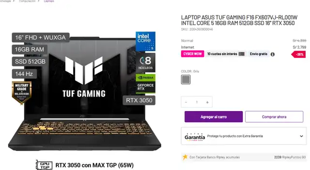 ASUS TUF Gaming 16