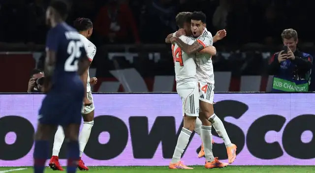Bayern Múnich venció a PSG por la Champions League.