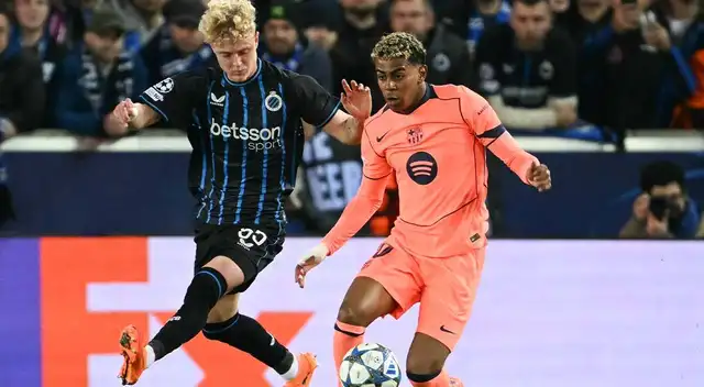 Barcelona empató 3-3 con el Brujas por la fecha 4 de la fase liga de la Champions League 2025-26.