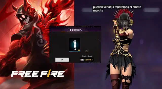 Consigue el emote 'Marcha maldita' totalmente gratis en Free Fire de Garena. Consigue el emote 'Marcha maldita' totalmente gratis en Free Fire de Garena.