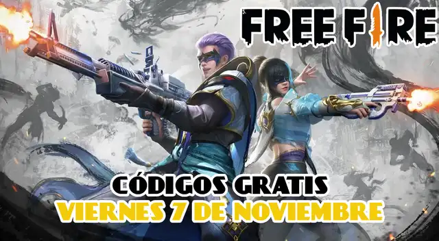 Conoce los códigos de Free Fire de HOY, viernes 7 de noviembre para recibir objetos gratis en el Battle Royale.