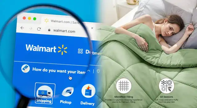Walmart ofrece un edredón muy suave por $21.