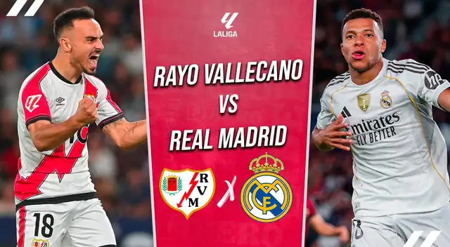 Real Madrid vs Rayo Vallecano EN VIVO por LaLiga de España.