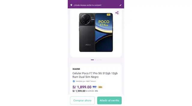POCO F7 Pro vía Yape POCO F7 Pro vía Yape