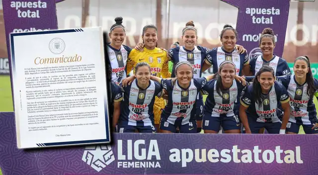 Alianza Lima sacó un comunicado tras el empate ante Universitario en Campo Mar por la Liga Femenina.