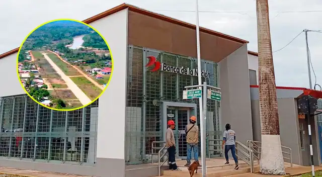 Banco de la Nación inaugura una nueva agencia en frontera peruana donde no existe otra sede bancaria.