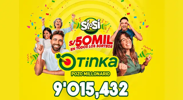 Conoce los resultados de La Tinka de este miércoles 12 de noviembre.