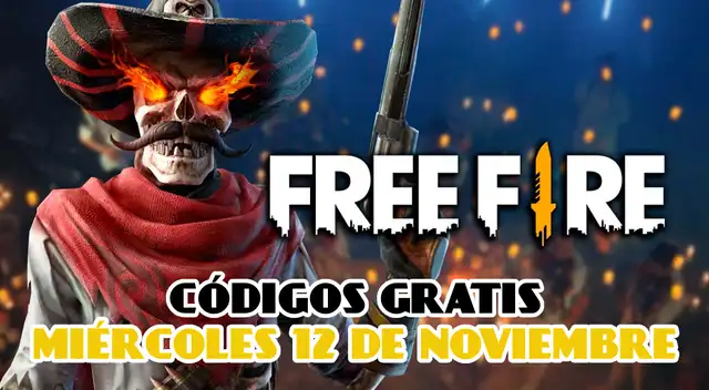Conoce la lista de códigos de Free Fire para hoy, miércoles 12 de noviembre.
