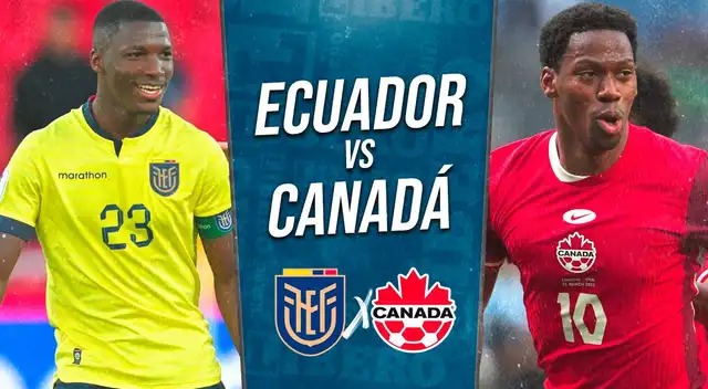 Ecuador vs. Canadá juegan este jueves en partido amistoso internacional.