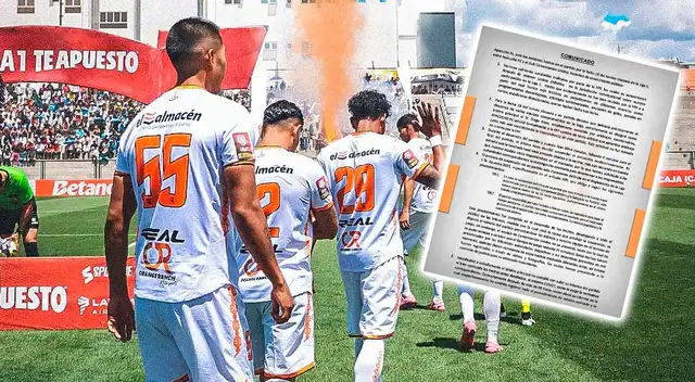 Ayacucho FC envió comunicado tras suspensión del partido ante Comerciantes Unidos.