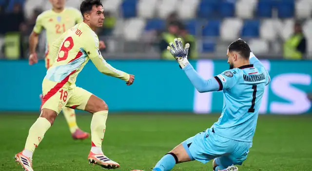 España vs Georgia EN VIVO por Eliminatorias Europeas 2026.