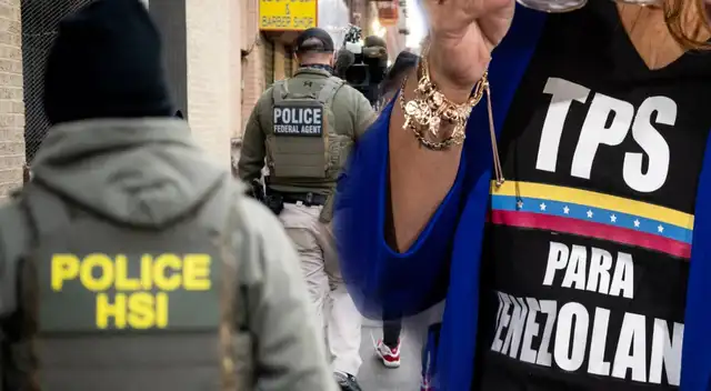 La mujer se ve forzada a regresar a Venezuela por las políticas de Trump. La mujer se ve forzada a regresar a Venezuela por las políticas de Trump.