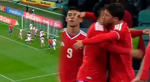 Gol de Felipe Loyola en el Perú vs Chile. Gol de Felipe Loyola en el Perú vs Chile.