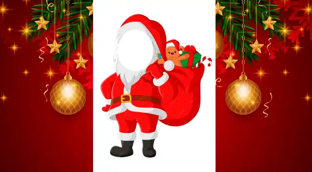 Plantilla de Papá Noel para imprimir y decorar en Navidad. Plantilla de Papá Noel para imprimir y decorar en Navidad.