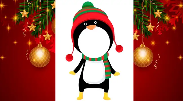 Plantilla de Navidad para editar y descargar gratis. Plantilla de Navidad para editar y descargar gratis.