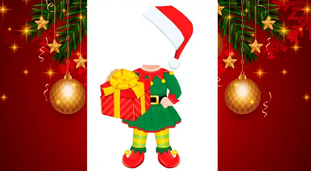 Plantilla de duende para descargar gratis y decorar. Plantilla de duende para descargar gratis y decorar.