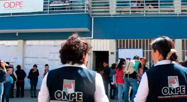 ONPE está realizando una convocatoria laboral con sueldo de hasta 2,000 soles.