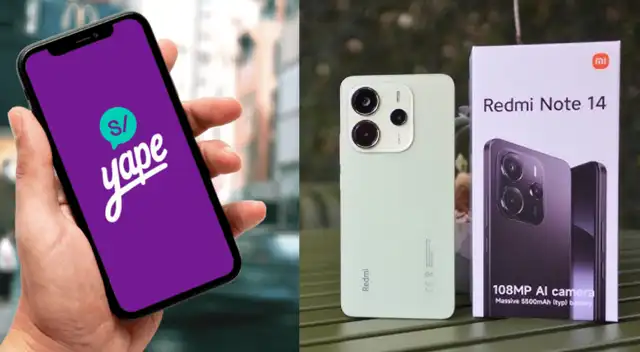 Podrás comprar el Redmi Note 14 con descuento de 300 soles en el aplicativo Yape del BCP.