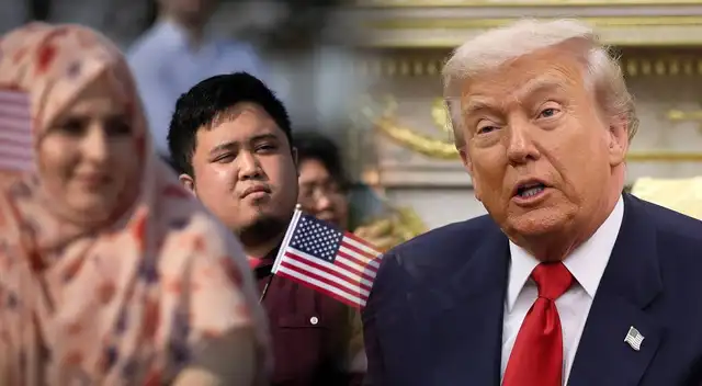 Trump busca endurecer las reglas para la residencia de inmigrantes legales.