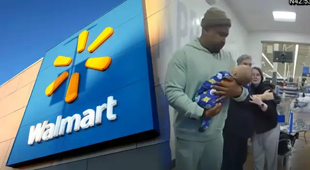 Oficial de Sterling Heights rescata a un bebé que se estaba asfixiando en Walmart. Oficial de Sterling Heights rescata a un bebé que se estaba asfixiando en Walmart.