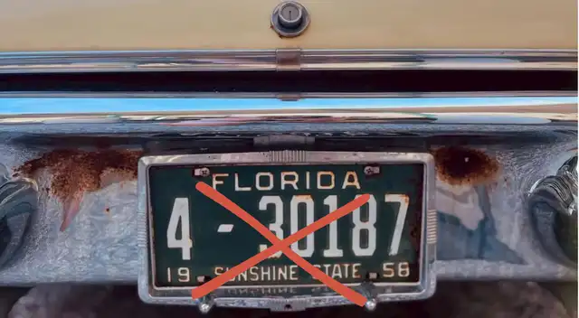 Florida aplica sanciones por alterar matrículas Florida aplica sanciones por alterar matrículas