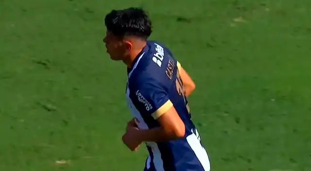 Jesús Castillo anota el 2-0 de Alianza Lima ante UTC.