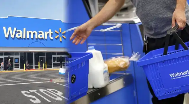 Una mujer asegura haber olvidado escanear 22 productos en Walmart.