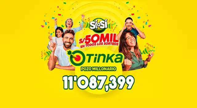 Revisa los resultados del sorteo La Tinka del miércoles 26 de noviembre del 2025.