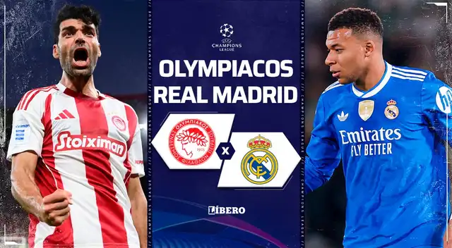 Real Madrid vs Olympiacos EN VIVO por Champions League.