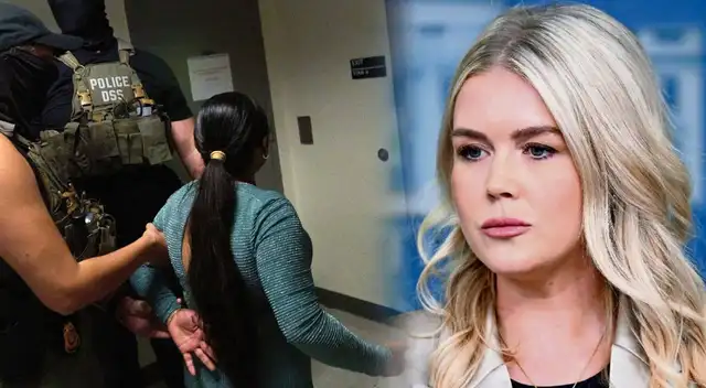 ICE detiene a un familiar de Karoline Leavitt, secretaria de prensa.