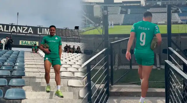 Vitor Roque pisó el estadio Matute de Alianza Lima en entrenamiento de Palmeiras.