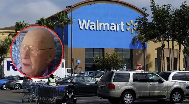 Detectives buscan a un hombre mayor por rayar un automóvil en Walmart. Detectives buscan a un hombre mayor por rayar un automóvil en Walmart.