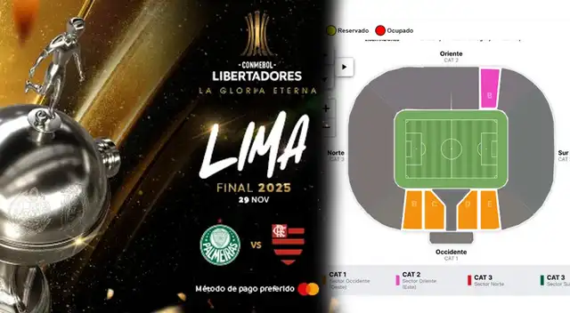 Entradas Final Copa Libertadores 2025 en el Estadio Monumental.