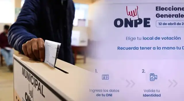 ONPE: revisa qué pasa si no eliges tu local de votación dentro del plazo